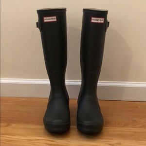 Hunter Original Womens Tall Rain Boots - Size 7